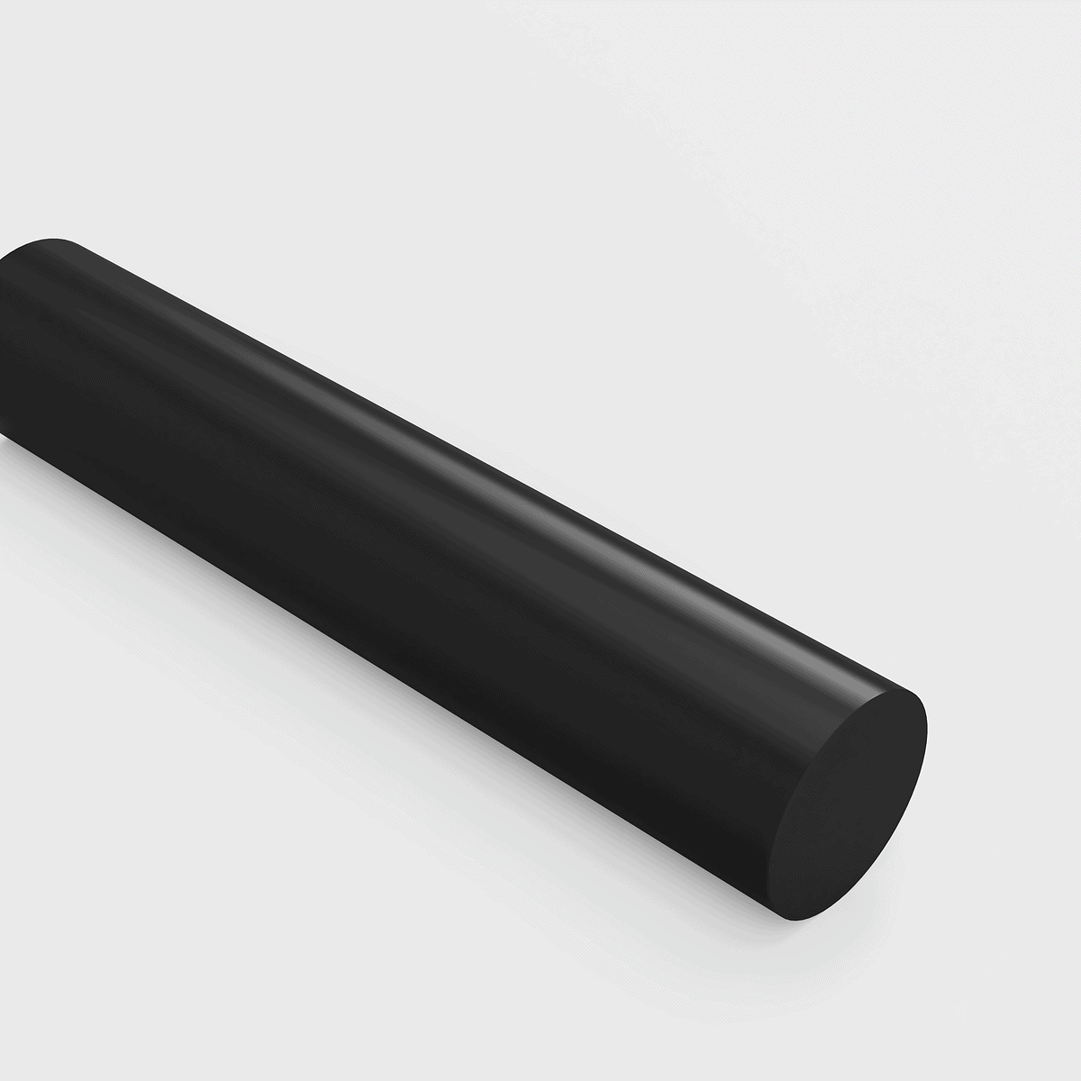 Plastic rod black