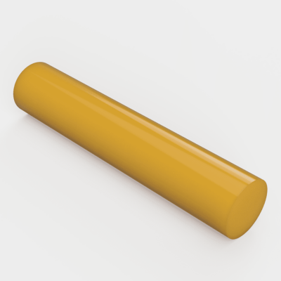 Пластиковый стержень желтого цвета