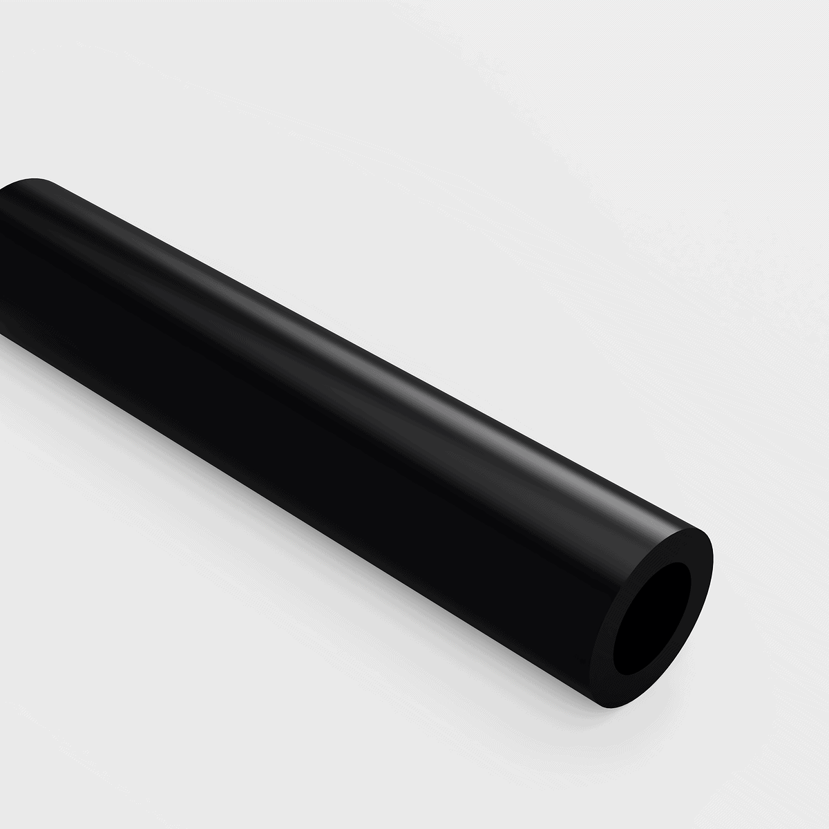 Plastic tube black