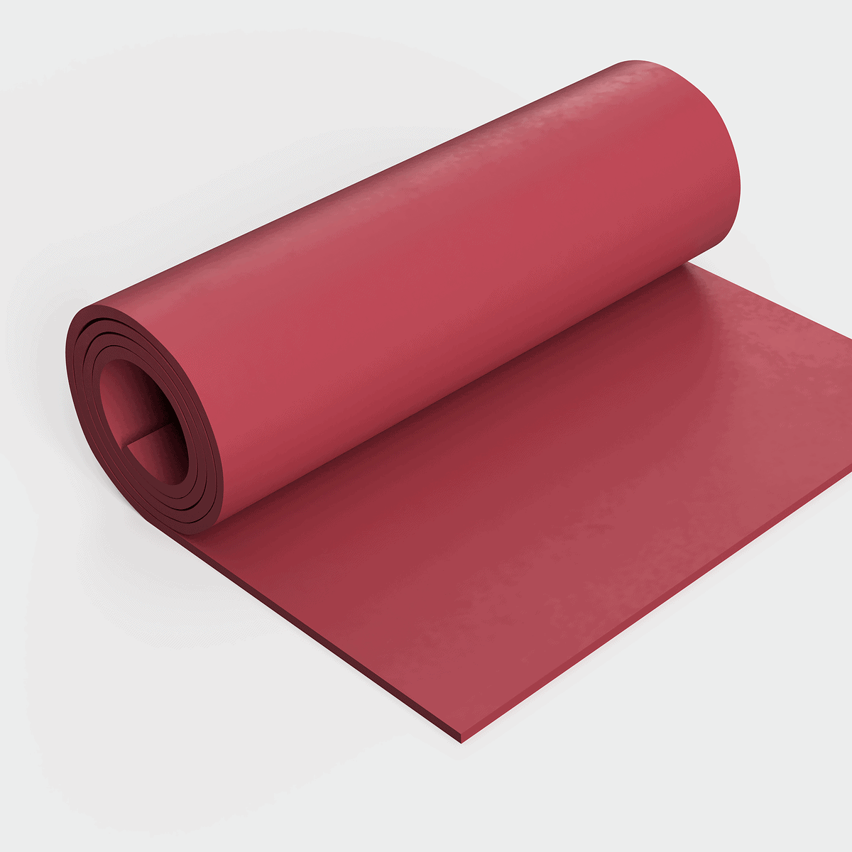Silicone rubber red